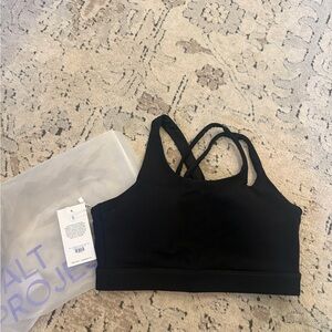 Salt Project Black Sports Bra